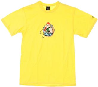 HUF Street Fighter II Gele Heren Tee - Heren - T-shirts - Geel - S - Katoen - Tops