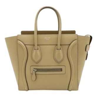 Celine Pre-owned Handbags, female, Beige, Size: ONE SIZE Pre-owned Vintage Tote Bag