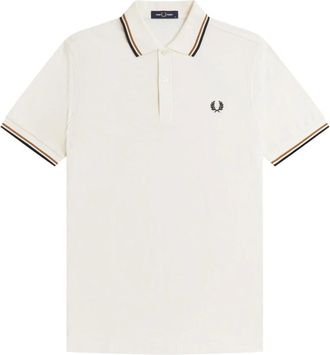 Fred Perry Hombre, Camisetas, Beige, Talla: 2XL