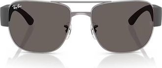 Ray-Ban Dark Grey Square Unisex Sunglasses RB3756 004/B1 59
