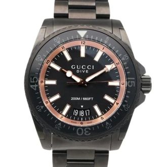 Gucci Pre-owned Watches, male, Black, Size: ONE SIZE Pre-owned Vintage Wristwatch