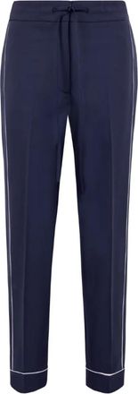 Parosh Blue Regular Fit Trouser