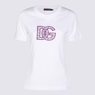 Dolce & Gabbana White Cotton T-Shirt