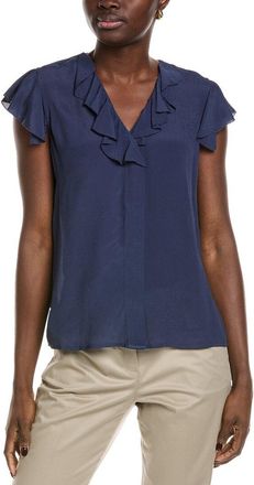 Brooks Brothers Ruffle Blouse