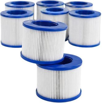 OEM Cartuchos De Filtro De Repuesto Para Bombas De Piscina Lay-z-spa Vi - Cartuchos De Filtro Para Limpieza De Bombas De Piscina - Paquete Econ&oacute;mico De 8 