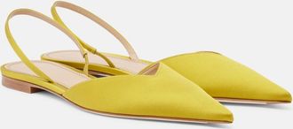 Victoria Beckham Victoria satin slingback flats