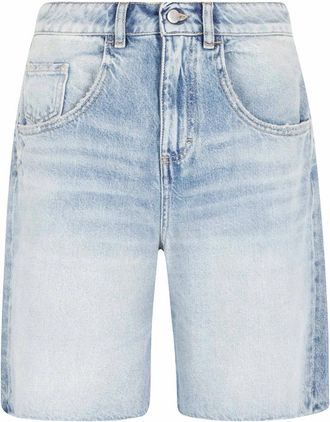 Icon Denim Los Angeles Bermuda Lea Shorts - Dames - Denim shorts - Blauw - W26 - Denim - Korte Broeken