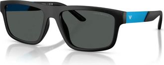 Emporio Armani unisex, Accessoires, Zwart, Maat: 57 MM Zijde