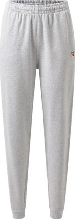 Maison Kitsun&eacute; Fox Head Patch Regular Joggingbroek - Dames - Sweatpants - Wit - M - Broeken