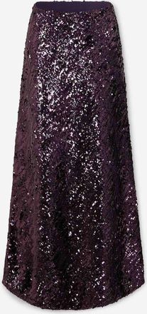 Paco Rabanne Midi Sequin Skirt