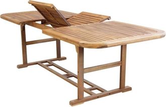Milani Home Milani Home - turris - tavolo da giardino allungabile in legno massiccio di acacia 180/240