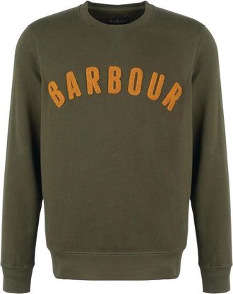 Barbour Prep Logo Sweatshirt - Heren - Sweatshirts - Groen - 2XL - Katoen - Hoodies & sweatvesten