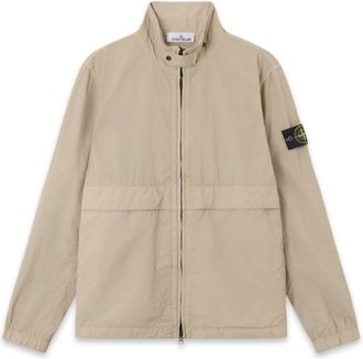 Stone Island S0345 Compass Jacket - Heren - Zomerjassen - Beige - M - Jassen