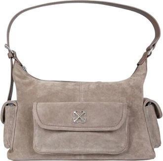 Off-white Shoulder Bags, female, Brown, Size: ONE SIZE Dumbo.B Shoulder Bag