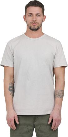 Dondup Jersey Regular T-shirt - Heren - T-shirts - Grijs - S - Tops