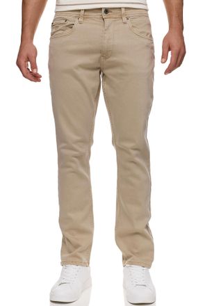 Indicode Cargohose INDICODE INReffe, Herren, Gr. 28, L&auml;nge 32, grau (simply taupe), Web, Obermaterial: 92% Baumwolle, 6% Polyester, 2% Elasthan, unifarben, reg