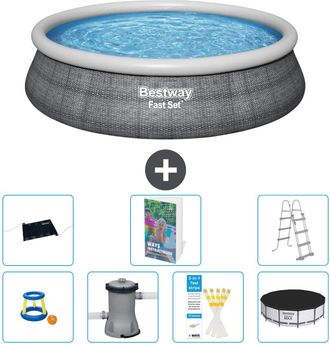 Bestway Piscina Bestway Fast Set Redonda - 457x107 Cm - 8-piezas S385