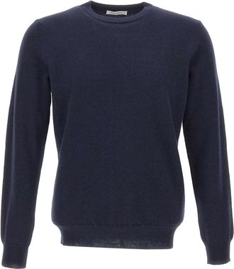 KANGRA Truien & Vesten, Heren, Blauw, 5Xl, Wol, Trui met ronde hals