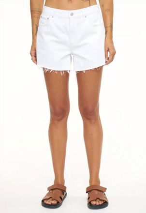 Pistola Denim Connor Relaxed High Rise Vintage Short In Blank Canvas