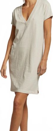 perfectwhitetee Opal T-Shirt Dress In Sugar