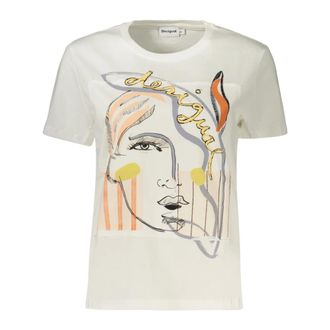 Desigual Dames, Tops, Veelkleurig, Maat: L Katoen