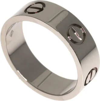 Cartier White Gold (18K) Band Ring (Pre-Owned)