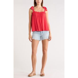 Abound Shoulder Tie Boho Cami in Red Saucy at Nordstrom Rack, Size X-Large