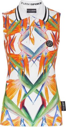 Plein Sport Sleeveless Tops - Dames - Sportshirts - Veelkleurig - S - Fitness