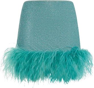 Os&eacute;ree Lumi&egrave;re Plumage Mini Rok - Dames - Korte rokken - Blauw - M - Rokken