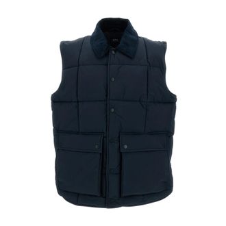 A.P.C. Jimmy Quilted Vest - - Jackets - Uomo - Blu - L