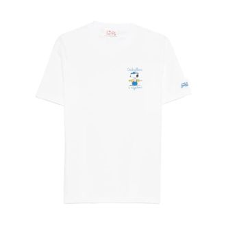 MC2 Saint Barth T-Shirts, male, White, Size: XL Portofino T-shirt