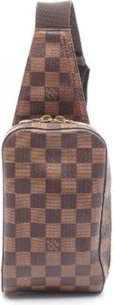 Louis Vuitton Pre-owned Geronimos Damier Body Bag - Heren - Vintage Schoudertas - Bruin - ONE Size - Vintage