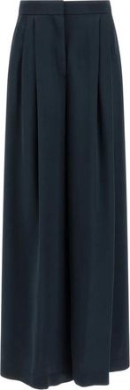Pinko Wide-Leg Trousers With High Waist And Front Pleats