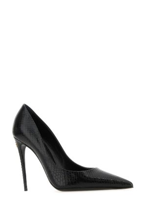 Dolce & Gabbana Cd1841a2y74 80999 Nero Scarpe Con Tacco High Heel Shoes