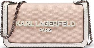 Karl Lagerfeld Kosette Canvas Shoulder in Pink at Nordstrom