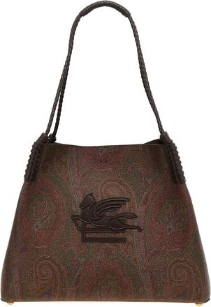 Etro Brown Libra Medium Tote Bag