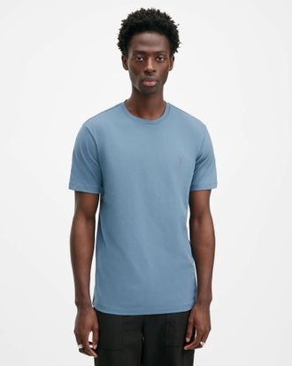 AllSaints Cotton Brace Brushed Cotton Crew Neck T-Shirt, Size: XS