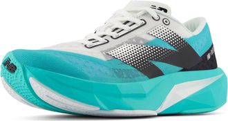 New Balance Womens FuelCell Rebel V4 Running Shoe, Cyber Jade/Black/White, 10
