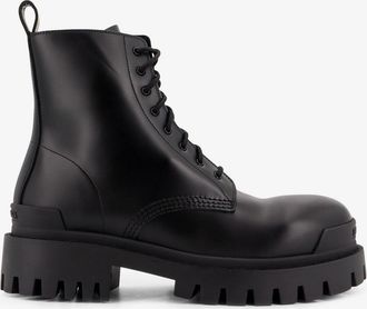 Balenciaga Stivali in pelle con maxi suola in gomma - BALENCIAGA - gender_Man