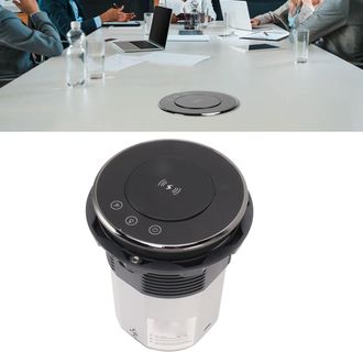 Infinite Enchufe Inteligente Y Autom&aacute;tico Para Cocina Y Oficina Con 3 Puertos Y Usb, Fabricado En Aluminio, Compatible Con Tuya Y Smart Life