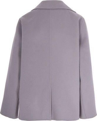 Max Mara Womens Coat Margot Avio Blue