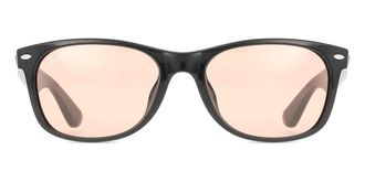 Ray-Ban RB2132F New Wayfarer Asian Fit 601/4B Mens Sunglasses Black Size 55