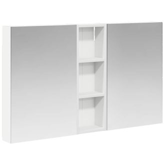 vidaXL Juego De Muebles De Ba&ntilde;o Con Estante 3 Pcs 100 X 10,5 X 60,5 Cm Vidaxl