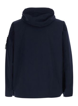 Stone Island Soft Shell Tech Fabric Jacket - Navy