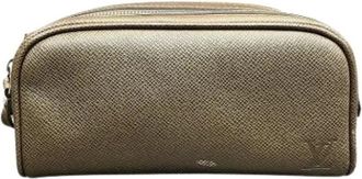 Louis Vuitton Pre-owned Vintage Clutchtas - Dames - Vintage Clutch - Bruin - ONE Size - Leer - Vintage