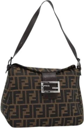 Fendi Pre-owned Vintage Zucca Canvas Shoulder Bag - - Pre-owned - Donna - Marrone - ONE SIZE