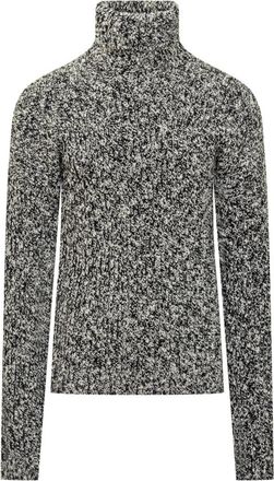 Dolce & Gabbana Wool Blend Turtleneck - Heren - Coltruien - Zwart - M - Leer - Truien & Vesten