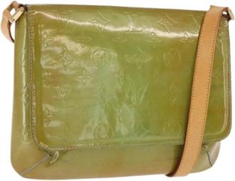 Louis Vuitton Pre-owned Leren Crossbodytas - Dames - Vintage Schoudertas - Groen - ONE Size - Leer - Vintage