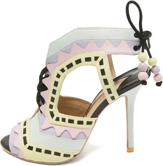Sophia Webster Sandali Riko con dettaglio cut-out 110mm - Verde