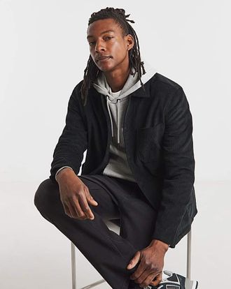 Jacamo Cord Patch Pocket Overshirt Regular